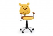 KUBUŚ office chair for kids - yellow / brown
