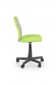 TOBY office chair for kids - green/gray