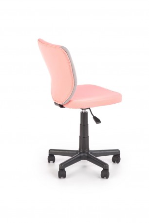 TOBY office chair for kids - pink/gray