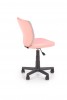 TOBY office chair for kids - pink/gray