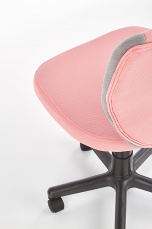 TOBY office chair for kids - pink/gray