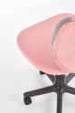 TOBY office chair for kids - pink/gray
