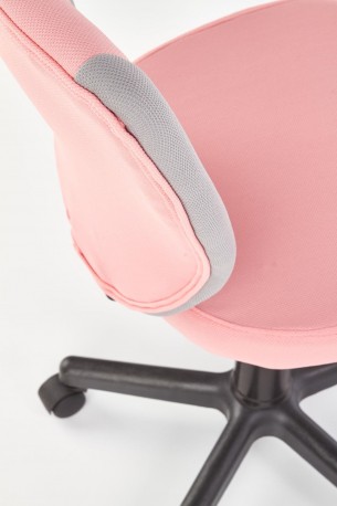 TOBY office chair for kids - pink/gray