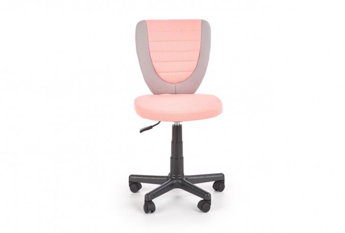 TOBY office chair for kids - pink/gray