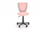 TOBY office chair for kids - pink/gray