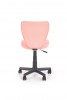 TOBY office chair for kids - pink/gray