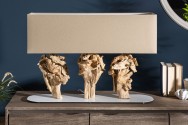 Table lamp Sculpture 80cm beige acacia