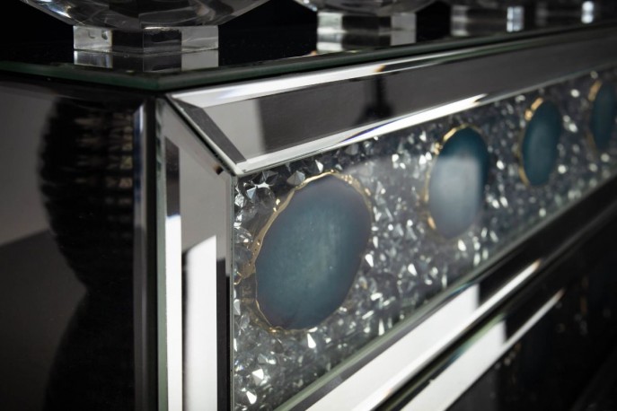 Candle holder Diamonds Agate 61cm