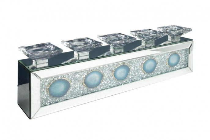 Candle holder Diamonds Agate 61cm