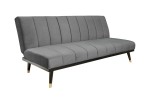 EMMANUEL - Bäddsoffa 180cm grå