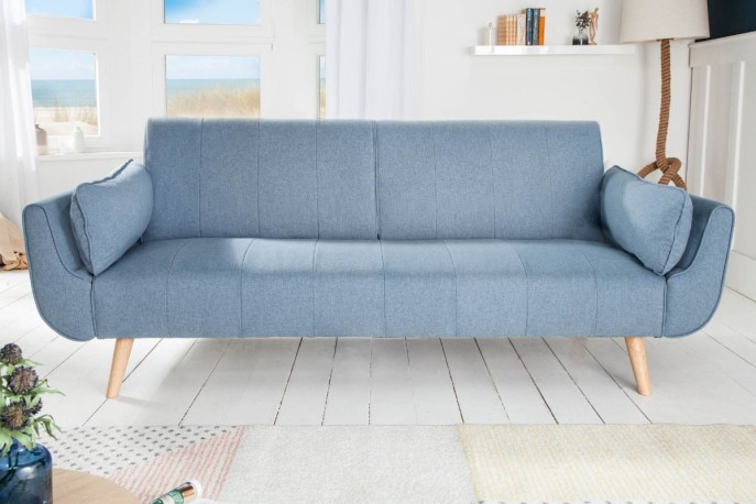 MIRAMISS - 215CM BLÅ BÄDDSOFFA