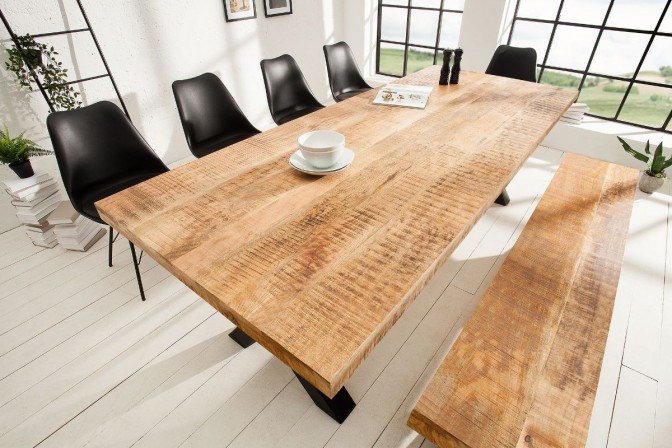 JURA X - Handgjort matbord i massivt trä 240 cm 2