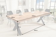 JURA X - Handgjort matbord i massivt trä 240 cm