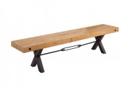SMITH - Sittbänk 170cm natur tall