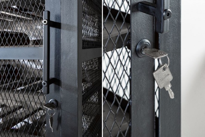 EQUINOX - HANDGJORT VINSTÄLL 184CM MASSIV TALL GRÅ