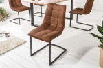 Cantilever chair Miami brown
