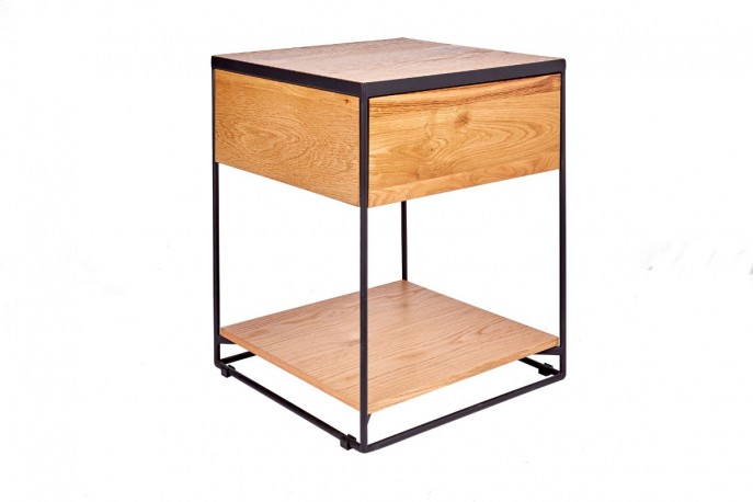 Bedside table Scorpion 40cm wild oak