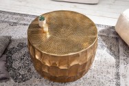 Coffee table Organic Orient aluminum 70cm gold