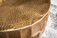 Coffee table Organic Orient aluminum 70cm gold