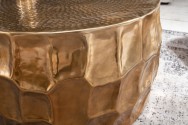 Coffee table Organic Orient aluminum 70cm gold