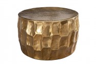 Coffee table Organic Orient aluminum 70cm gold