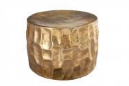 Coffee table Organic Orient 55cm aluminum gold