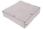 SAHARA golvkudde 70cm röd