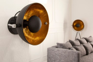 Wandleuchte Studio schwarz gold