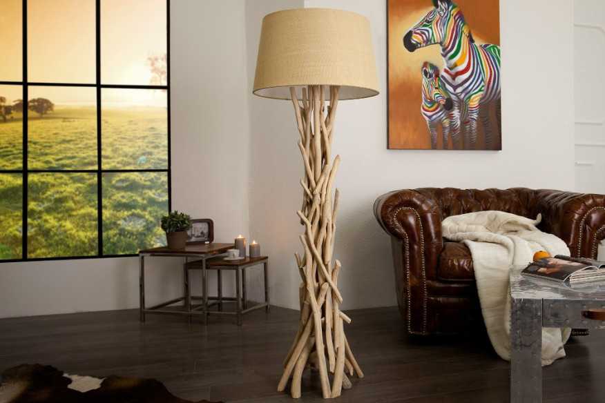 Stehleuchte Cara 155cm Treibholz