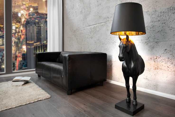 Stehleuchte Black Beauty schwarz