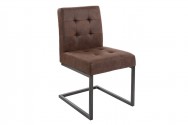 Cantilever chair Rider vintage brown