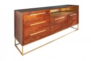 Sideboard Straight 165cm natural acacia gold