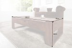 SOLID – 100 cm soffbord i sheesham-trä
