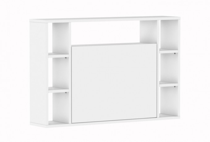 MUSE FOLDING HANGING DESK WHITE MATT / WHITE MATT