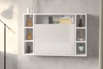 MUSE FOLDING HANGING DESK WHITE MATT / WHITE GLOSS