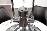 Hängeleuchte Industrial chrom 45cm