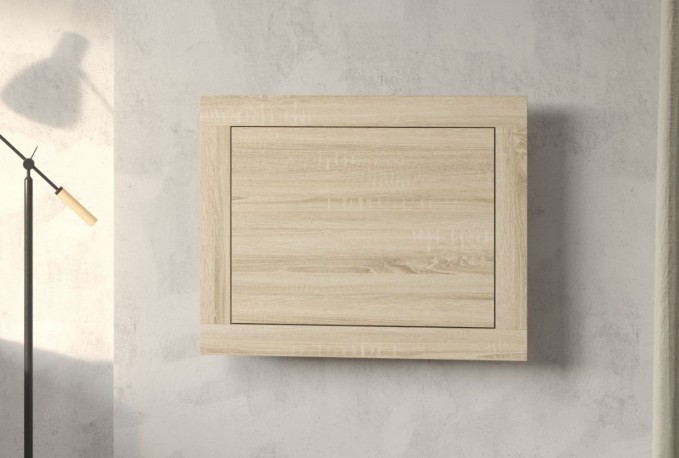 RAM FOLDING HANGING DESK Light sonoma oak