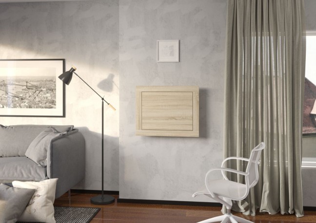 RAM FOLDING HANGING DESK Light sonoma oak