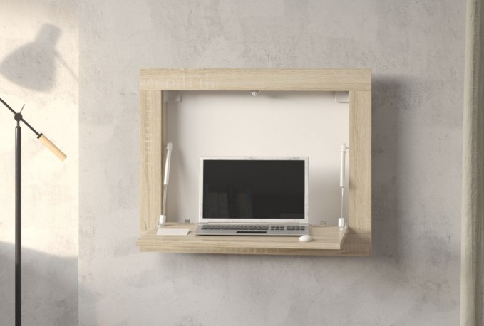 RAM FOLDING HANGING DESK Light sonoma oak