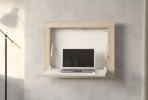RAM FOLDING HANGING DESK Light sonoma oak / white gloss