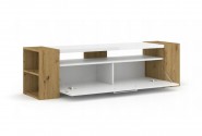 TV STAND LIVIA 160 CM STANDING ARTISAN OAK / WHITE GLOSS