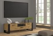 TV STAND NUKA 160 CM STANDING ARTISAN OAK / BLACK