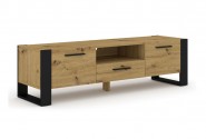TV STAND NUKA 160 CM STANDING ARTISAN OAK / BLACK