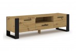 TV STAND NUKA 160 CM STANDING ARTISAN OAK / BLACK