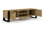 TV STAND NUKA 160 CM STANDING ARTISAN OAK / BLACK