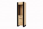 DISPLAY UNIT NUKA E 188 CM ARTISAN OAK / BLACK