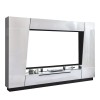 MARS - väggenhet för TV i vitt/svart