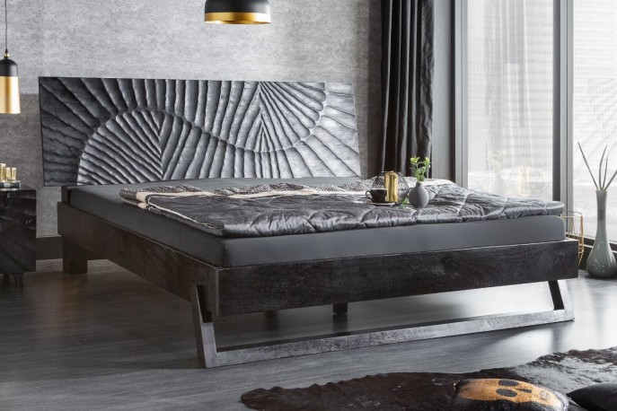Bed Scorpion 180x200cm mango black