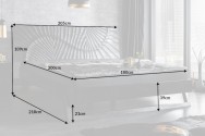Bed Scorpion 180x200cm mango black