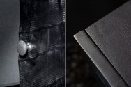 Bedside table Scorpion 50cm black mango